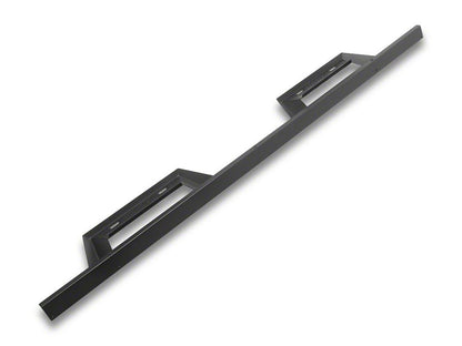 RedRock 4-Inch Drop TC1 Running Boards; Textured Black (19-25 RAM 1500 Crew Cab)