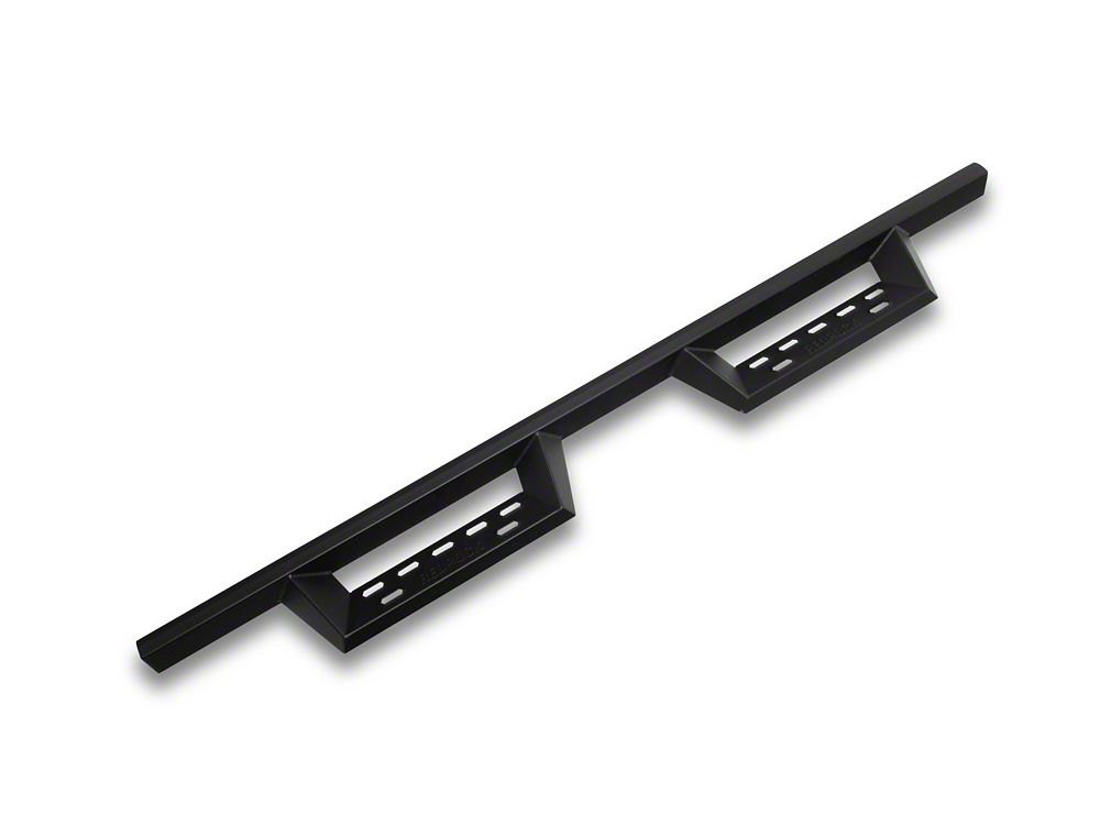 RedRock 4-Inch Drop TC1 Running Boards; Textured Black (19-25 RAM 1500 Quad Cab)