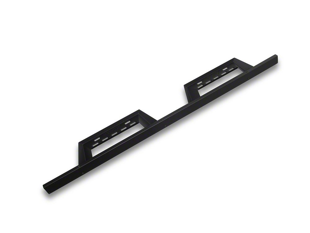 RedRock 4-Inch Drop TC1 Running Boards; Textured Black (19-25 RAM 1500 Quad Cab)