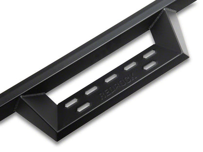 RedRock 4-Inch Drop TC1 Running Boards; Textured Black (19-25 RAM 1500 Quad Cab)