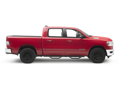 RedRock TC2 Drop Step Running Boards; Textured Black (19-25 RAM 1500 Crew Cab)