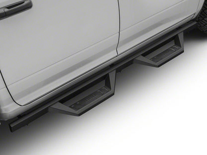 RedRock TC2 Drop Step Running Boards; Textured Black (09-18 RAM 1500 Crew Cab)