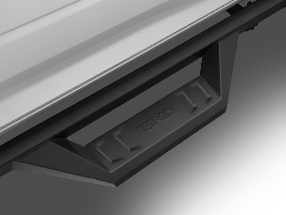 RedRock TC2 Drop Step Running Boards; Textured Black (09-18 RAM 1500 Crew Cab)