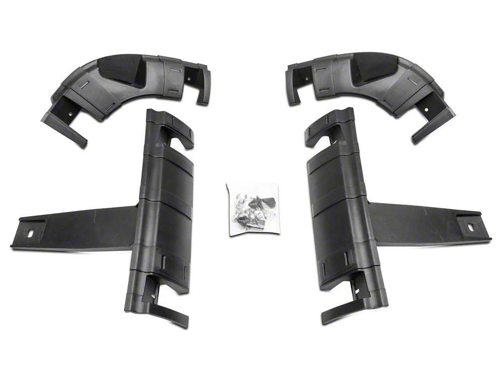 RedRock Baja Upper Replacement Grille with LED Lighting; Matte Black (09-12 RAM 1500)