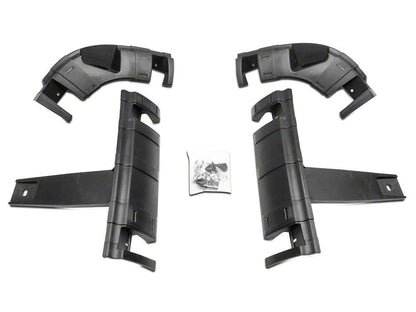 RedRock Baja Upper Replacement Grille with LED Lighting; Matte Black (09-12 RAM 1500)