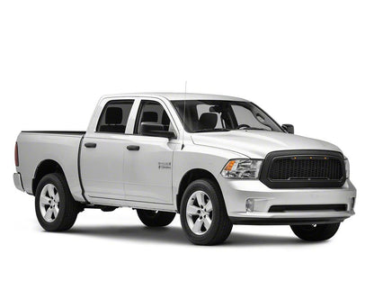 RedRock Baja Upper Replacement Grille with LED Lighting; Matte Black (13-18 RAM 1500, Excluding Rebel)