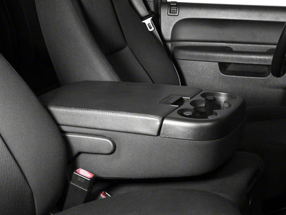 RedRock Alterum Series Center Console Top Lid; Black (07-13 Silverado 1500 w/ Bench Seat)