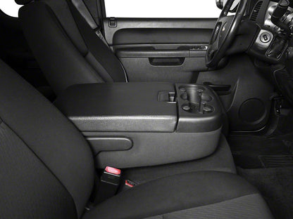 RedRock Alterum Series Center Console Top Lid; Black (07-13 Silverado 1500 w/ Bench Seat)