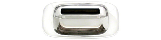 RedRock Chrome LED Tailgate Handle; Red LED; Smoked (99-06 Sierra 1500)