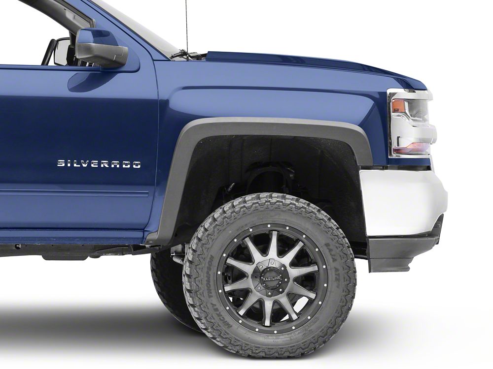 RedRock OEM Style Fender Flares (15-19 Silverado 3500 HD SRW w/o Mud Guards)