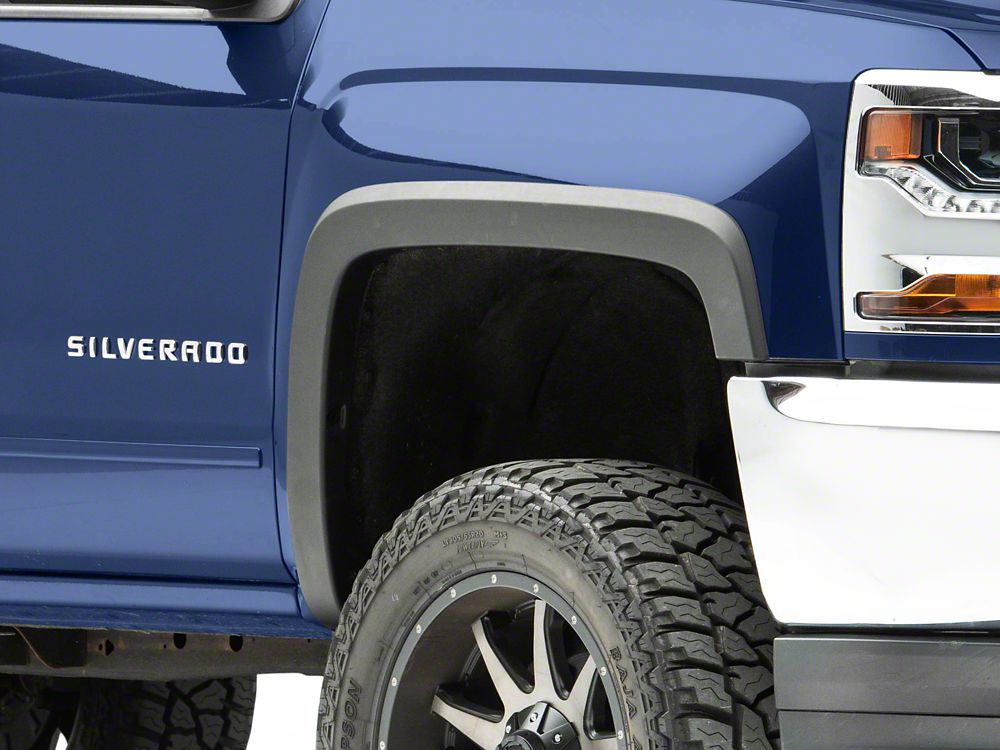 RedRock OEM Style Fender Flares (15-19 Silverado 3500 HD SRW w/o Mud Guards)