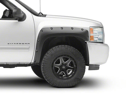 RedRock Pocket Style Fender Flares (07-13 Silverado 1500, Excluding Classic Models)