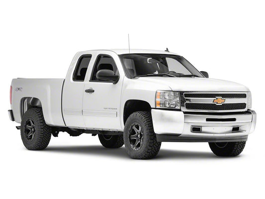RedRock Upper Overlay Grille; Black (07-13 Silverado 1500)