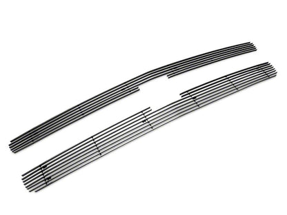 RedRock Upper Overlay Grille; Polished (07-13 Silverado 1500)