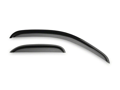 RedRock Window Deflectors; Front and Rear; Smoked (07-13 Silverado 1500 Extended Cab)