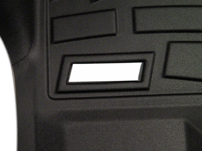 RedRock Sure-Fit Front and Second Row Floor Liners; Black (14-18 Silverado 1500 Double Cab)