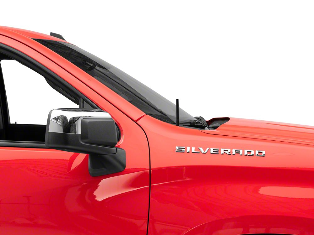 RedRock Short Billet Black Antenna; 5-Inch (99-25 Silverado 1500)