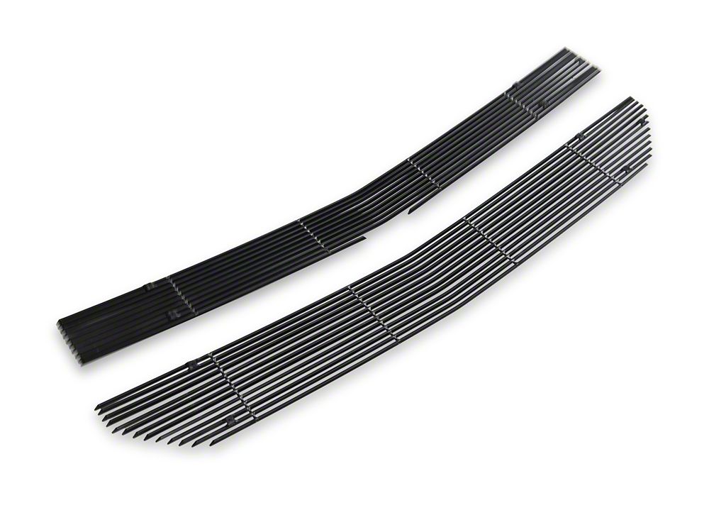 RedRock Modern Billet Upper Grille Overlay; Polished (16-18 Silverado 1500 w/o Z71 Package)