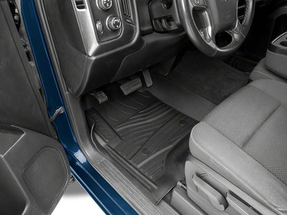 RedRock Molded Front Floor Liners; Black (14-18 Silverado 1500)