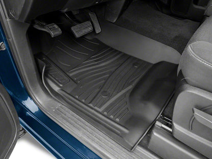 RedRock Molded Front Floor Liners; Black (14-18 Silverado 1500)