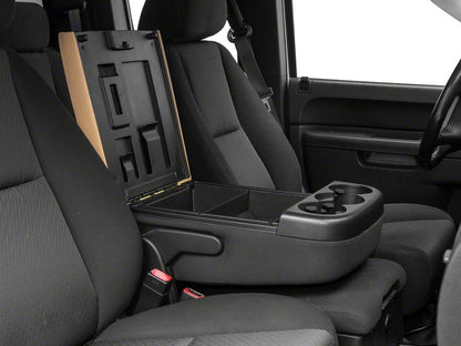 RedRock Replacement Leather Center Console Cover Only; Tan (07-13 Silverado 1500)