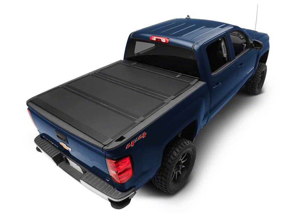 RedRock Low Profile Hard Tri-Fold Tonneau Cover (14-18 Silverado 1500 w/ 5.80-Foot Short Box)