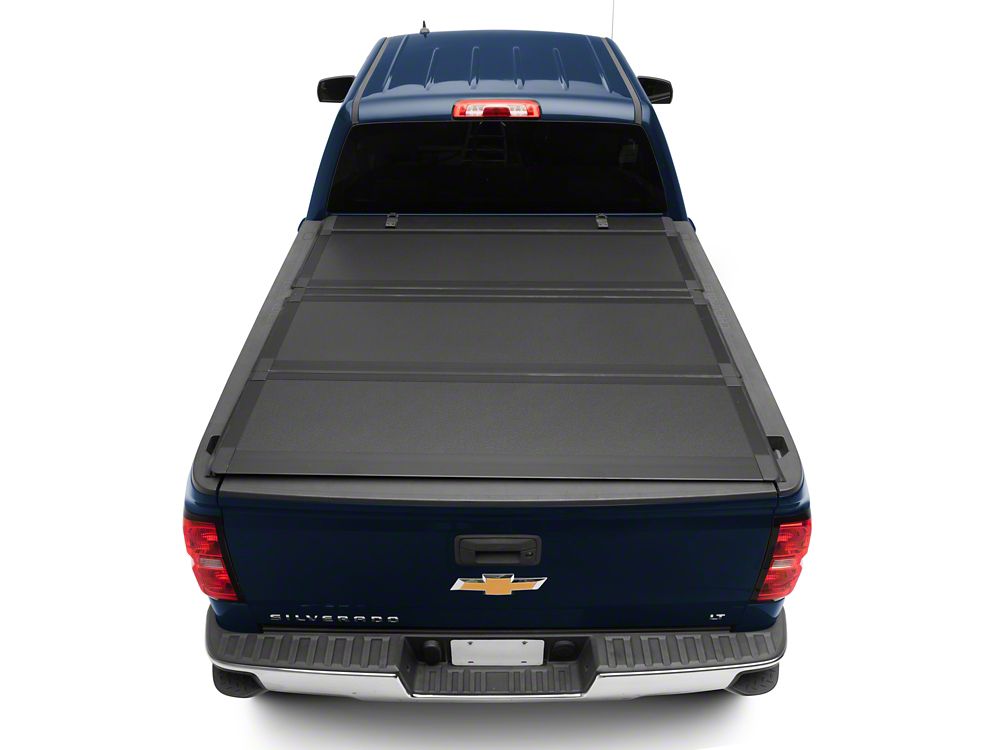 RedRock Low Profile Hard Tri-Fold Tonneau Cover (14-18 Silverado 1500 w/ 5.80-Foot Short Box)
