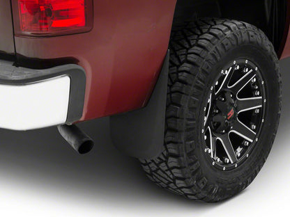 RedRock Molded Mud Guards; Front and Rear (07-13 Silverado 1500 w/o OE Fender Flares)