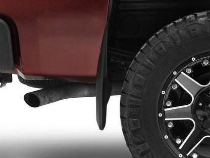 RedRock Molded Mud Guards; Front and Rear (07-13 Silverado 1500 w/o OE Fender Flares)