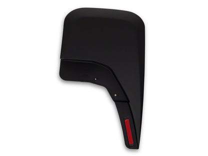 RedRock Molded Mud Guards; Front and Rear (14-18 Silverado 1500 w/o OE Fender Flares)