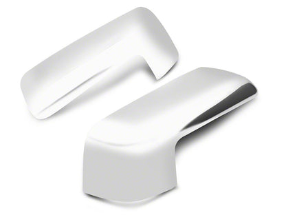 RedRock Standard Mirror Covers; Chrome (19-25 Silverado 1500)