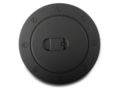 RedRock Fuel Door Cover; Matte Black (99-06 Silverado 1500 Fleetside)