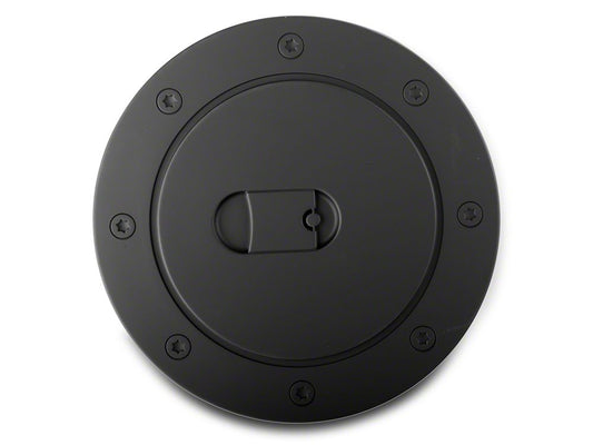 RedRock Fuel Door Cover; Matte Black (99-06 Silverado 1500 Fleetside)