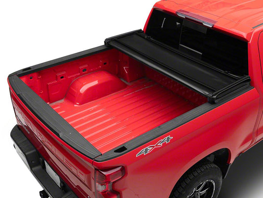 RedRock Soft Tri-Fold Tonneau Cover (19-25 Silverado 1500 w/ 5.80-Foot Short & 6.50-Foot Standard Box)