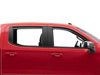 RedRock In-Channel Window Deflectors (19-25 Silverado 1500 Crew Cab)