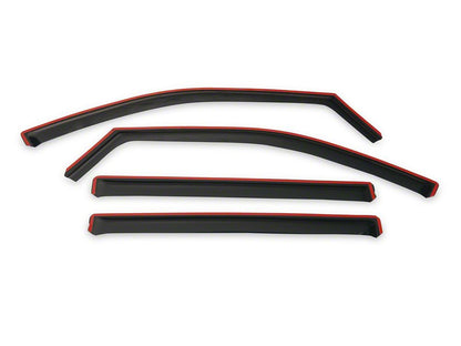 RedRock In-Channel Window Deflectors (19-25 Silverado 1500 Crew Cab)