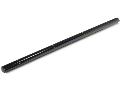 RedRock 4-Inch Oval Straight Side Step Bars; Black (19-25 Silverado 1500 Crew Cab)