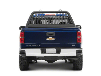 RedRock HD Headache Rack; Textured Black (07-18 Silverado 1500)