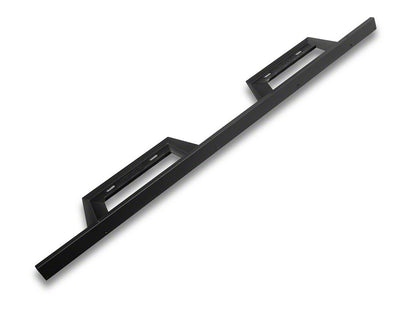RedRock 4-Inch Drop TC1 Running Boards; Textured Black (07-18 Silverado 1500 Crew Cab)