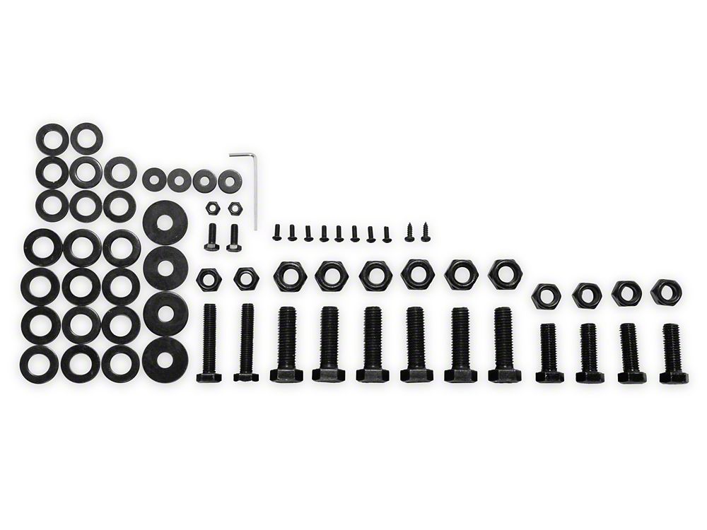 RedRock Replacement Rear Bumper Hardware Kit for S106891 Only (07-18 Silverado 1500)