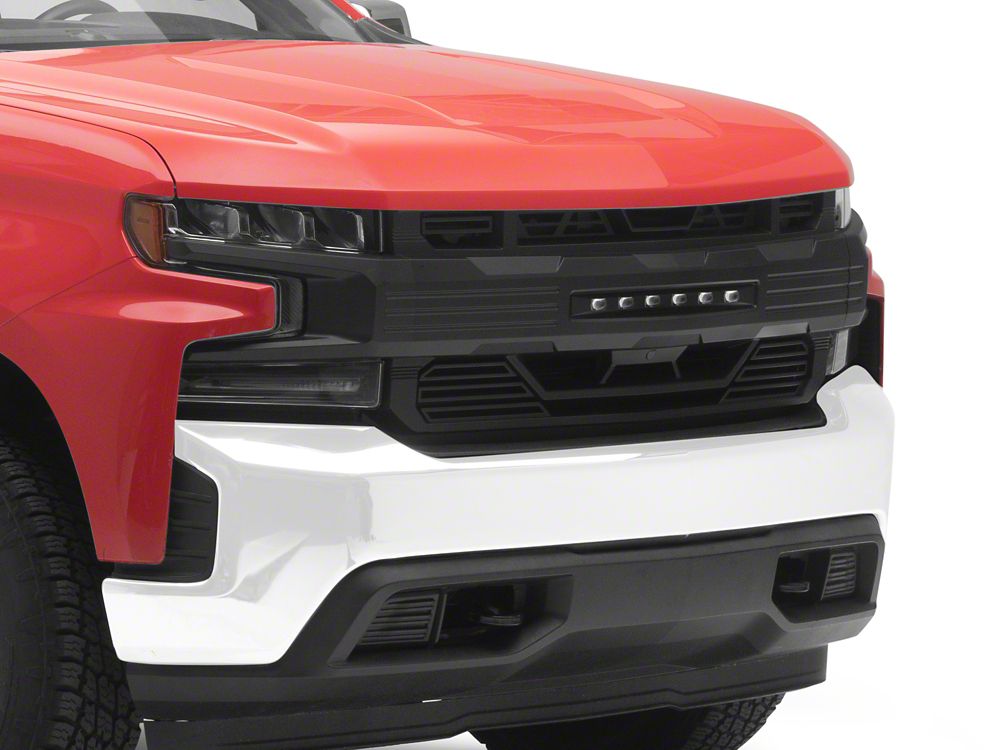 RedRock Armor Upper Replacement Grille (19-21 Silverado 1500; 2022 Silverado 1500 LTD)