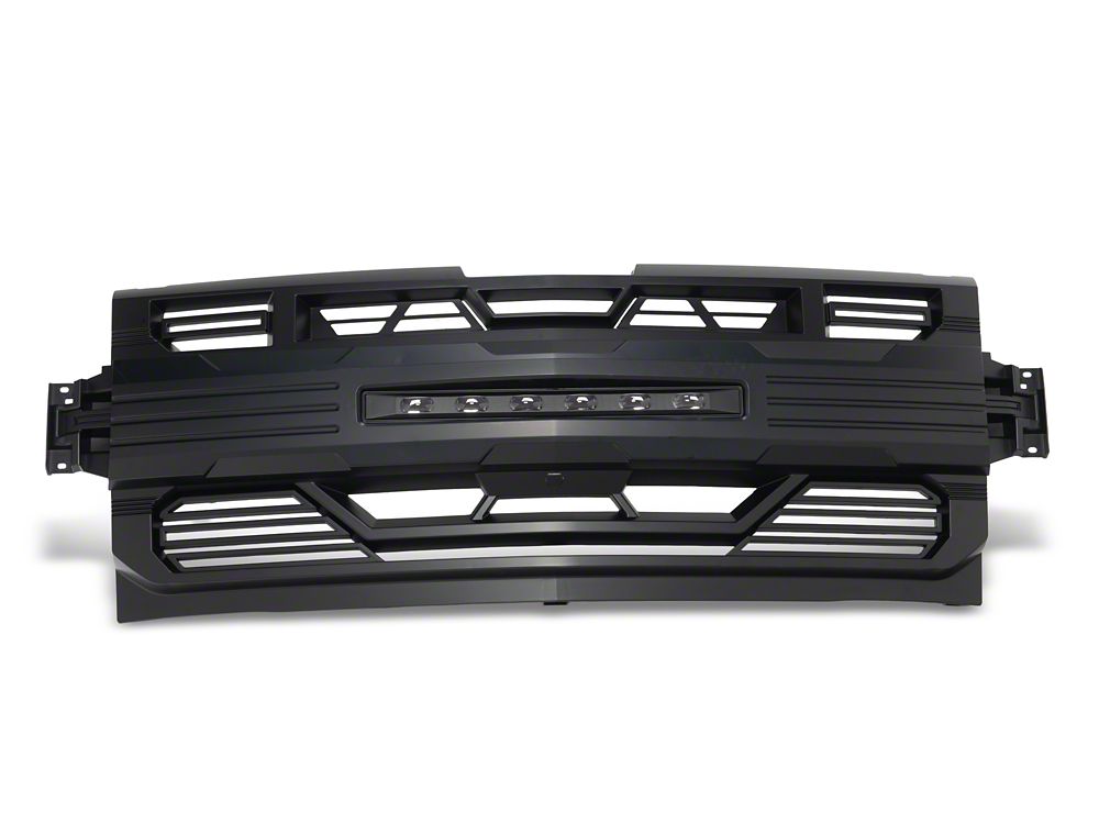 RedRock Armor Upper Replacement Grille (19-21 Silverado 1500; 2022 Silverado 1500 LTD)
