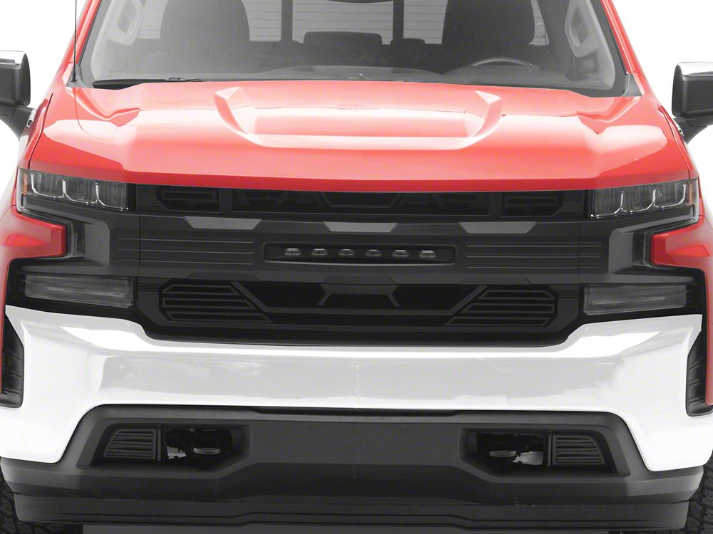 RedRock Armor Upper Replacement Grille (19-21 Silverado 1500; 2022 Silverado 1500 LTD)