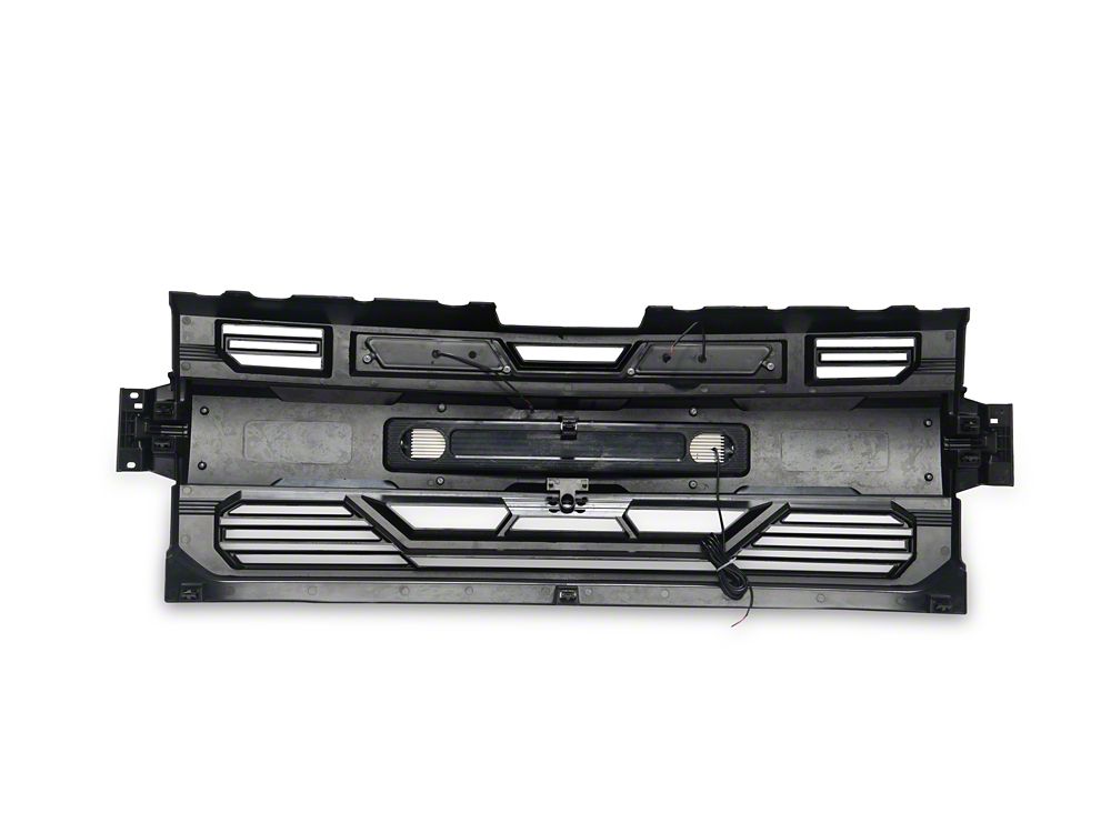 RedRock Armor Upper Replacement Grille with LED Lighting (19-21 Silverado 1500; 2022 Silverado 1500 LTD)