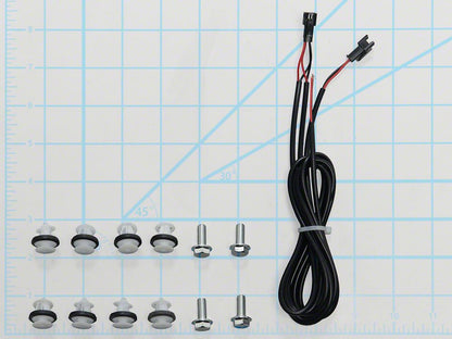 RedRock Armor Upper Replacement Grille with LED Lighting (19-21 Silverado 1500; 2022 Silverado 1500 LTD)