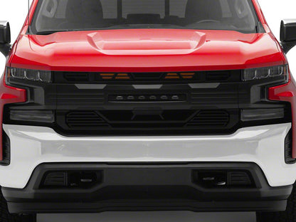 RedRock Armor Upper Replacement Grille with LED Lighting (19-21 Silverado 1500; 2022 Silverado 1500 LTD)