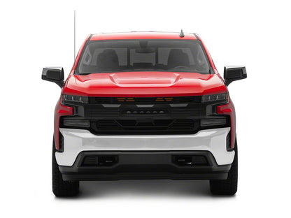 RedRock Armor Upper Replacement Grille with LED Lighting (19-21 Silverado 1500; 2022 Silverado 1500 LTD)
