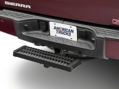 RedRock Aluminum Hitch Step for 2-Inch Receiver; Black (Universal; Some Adaptation May Be Required)