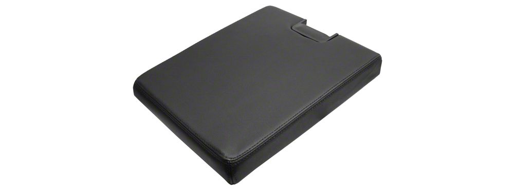RedRock Alterum Series Center Console Top Lid; Black (07-13 Sierra 1500 w/ Bench Seat)