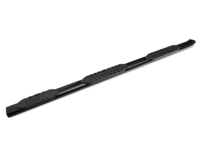RedRock 5-Inch Oval Bent End Wheel to Wheel Side Step Bars; Black (07-13 Sierra 1500 Extended Cab w/ 6.50-Foot Standard Box, Crew Cab)